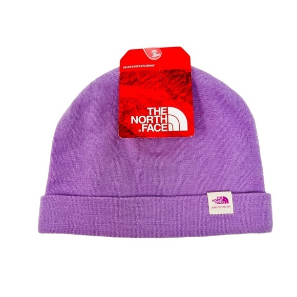 The North Face Baby Girls Purple Penguin Hat - Picture 1 of 5